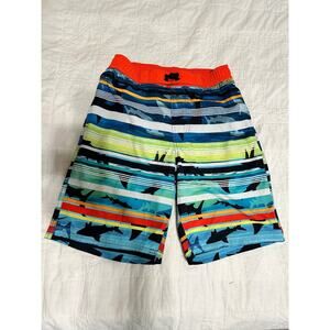 Wonder Nation Board Shorts Swim Trunks Boys L 10-12